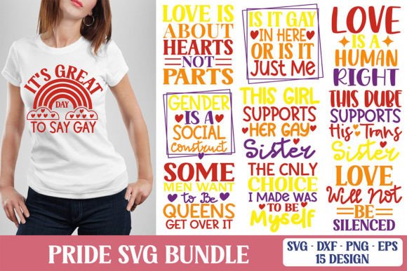 15 Pride SVG Bundle