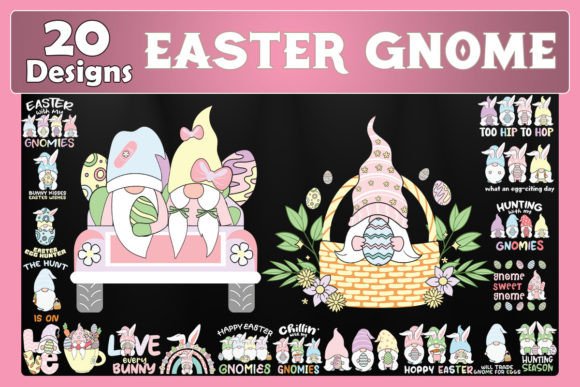 Eater Gnome Bundle SVG 20 Designs