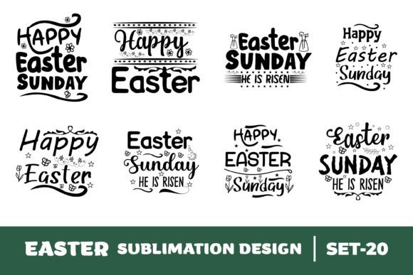 Happy Easter Sublimation Bundle Set-20