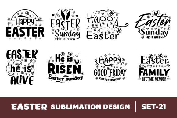 Happy Easter Sublimation Bundle Set-21