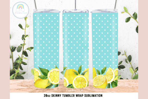 Lemon Tumbler Wraps