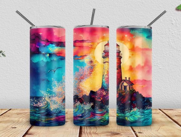 Lighthouse 20oz Tumbler PNG