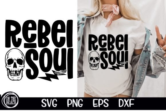 Rebel Strong SVG Png Skull Western SVG