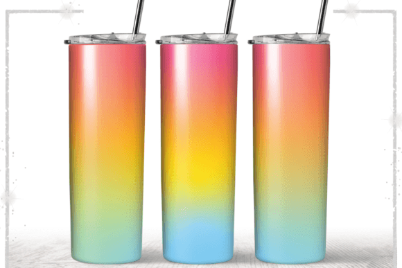 Spring Ombre Gradient 20oz Tumbler Wrap