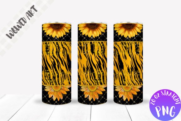 Sunflowers 20 Oz Skinny Tumbler Wrap